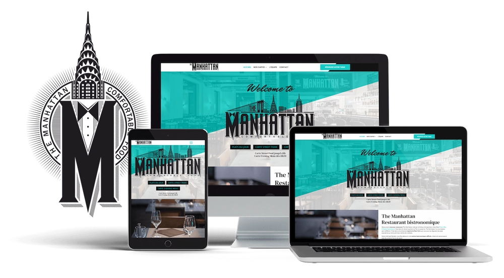 Site web The Manhattan responsive tablette smartphone pc